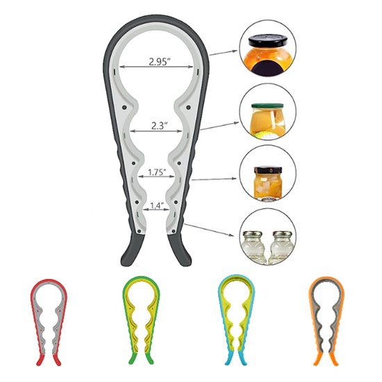 4in1 Silicone Jar Opener