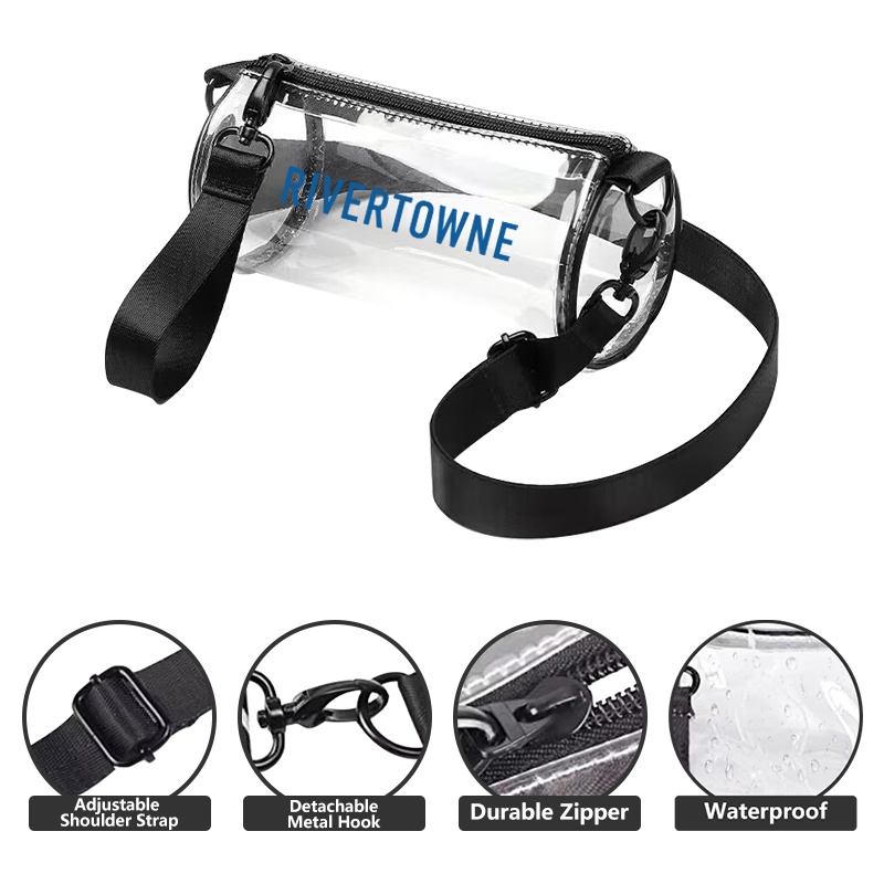 Clear Purse For Stadium Events HOXIS Clear PVC Crossbody Bag - Stadium ...