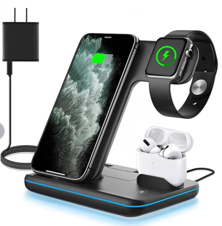 3 in 1 Functional Wireless Charging Stand
