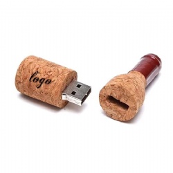 Creative Cork Wine Bottle USB Flash Drive