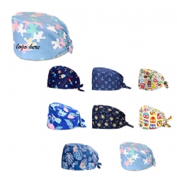 Cotton Printed Surgical Cap