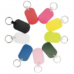 Oval PVC Key Tag