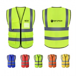 Safety Reflective Vest With Pocket