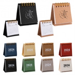 Kraft Paper Mini Desk Calendar