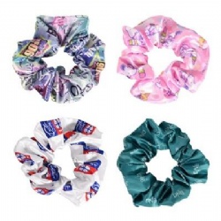 Full Color Satin Scrunchie