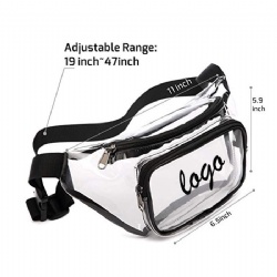 Pvc Double Pocket Fanny Pack